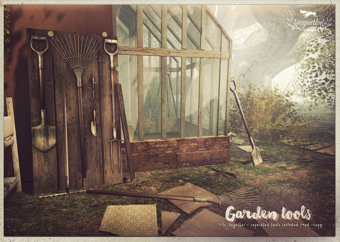 {vespertine}garden tools bx.