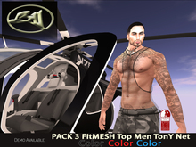 B&W Bag's  B&W Top Men TonY Pack net black,red,blue