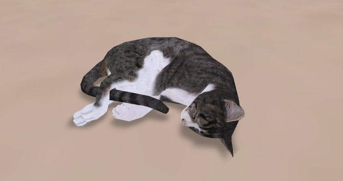Mesh Cat grey tabby