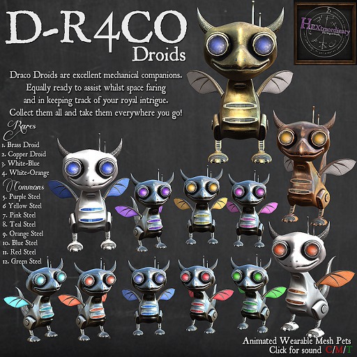 3. *HEXtraordinary* D-R4CO White & Blue Droid RARE
