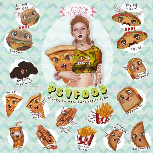 :Moon Amore: PsyFood Flying Burger RARE
