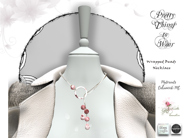 .::Pretty Things::. Wrapped Beads Necklace - Two Versions