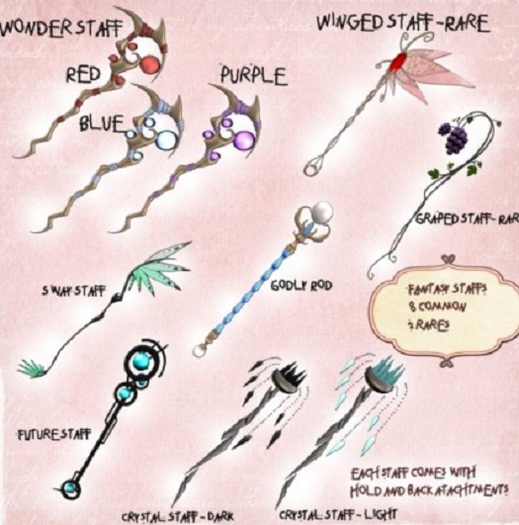 Candy Crunchers - Grape Staff   - Rare