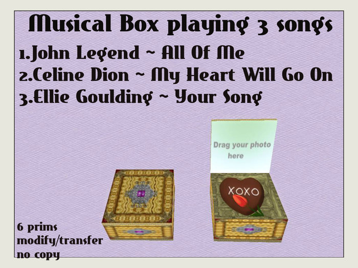 Musical Box3 songs