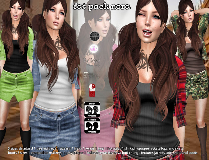 Dafnis FAT PACK NORA MAITREYA AND SLINK  2016 with appliers promo market
