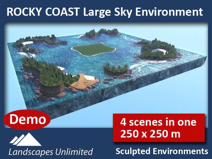 [DEMO] ROCKY COAST Large Skybox Environment 5.2