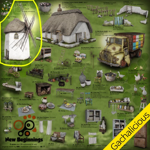 02 - 8f8 - New Beginnings - Windmill Bag *** RARE