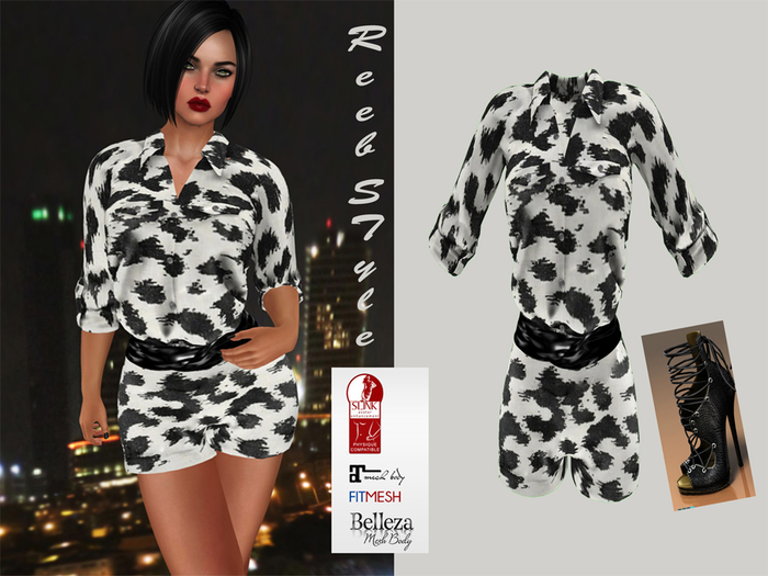 322-Reeb sTyle Valeria Black Outfit