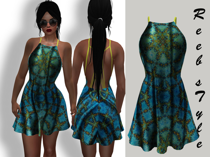328-Reeb STyle Rihanna Dress