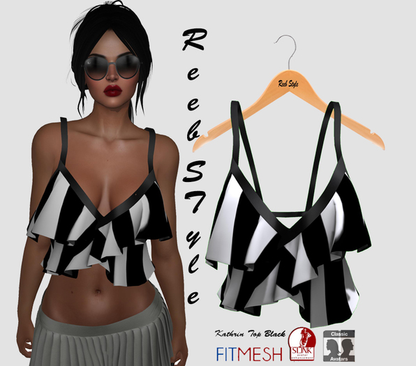 333-Reeb sTyle Kathrin Top Black