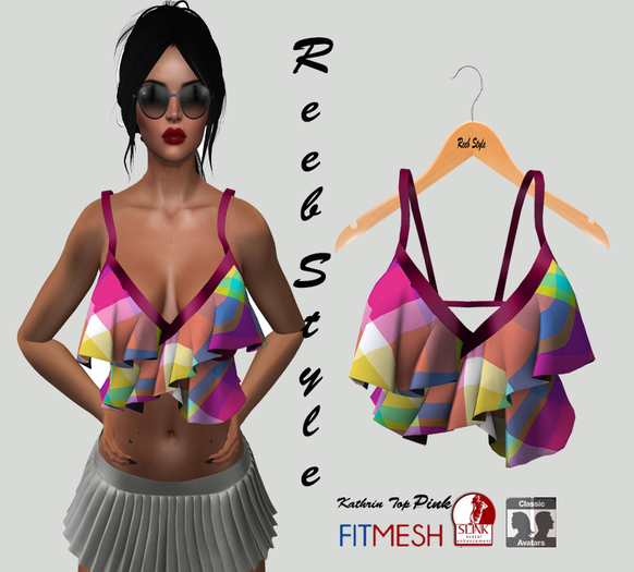 335-Reeb style Kathrin Pink Top