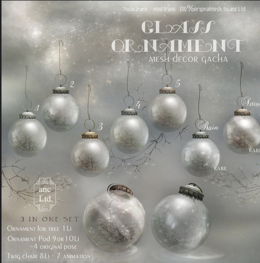 {anc} glass ornament. (1)