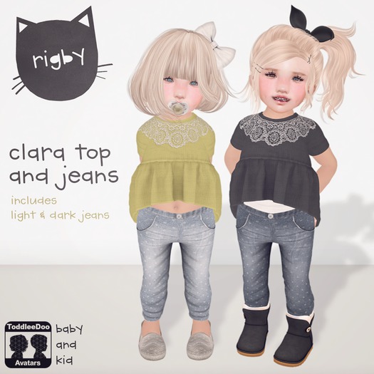 ::Rigby:: clara outfit - black