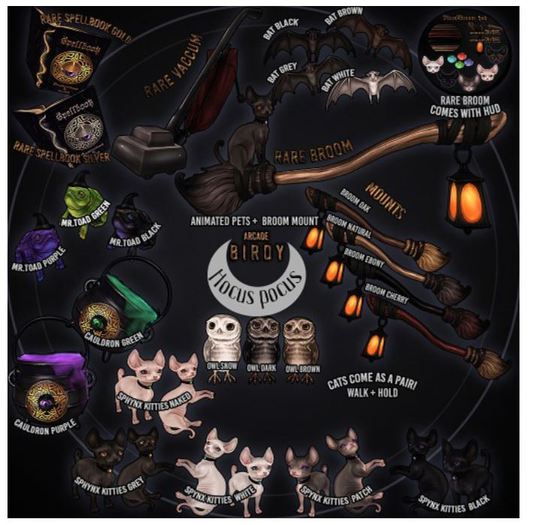 Birdy - Hocus Pocus - Bat - Grey