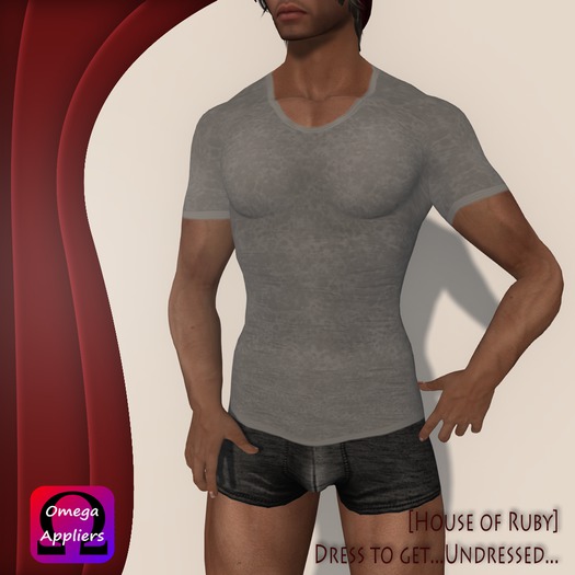 [HoR] Marble T-Shirt for Him - Gray (boxed)