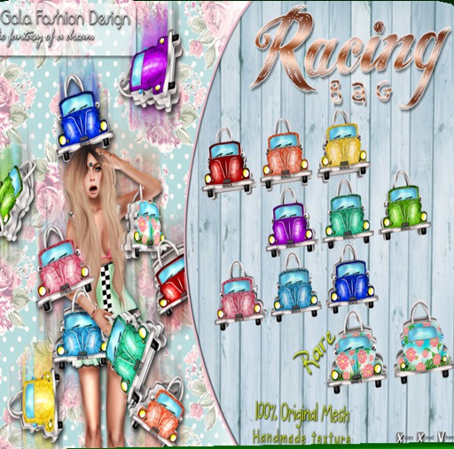 *GFD* ~ Racing {B A G} - Purple [BOX]