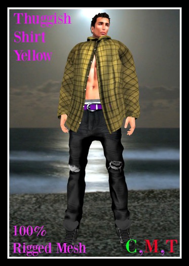 (LL) Thuggish Shirt Yellow  Boxed