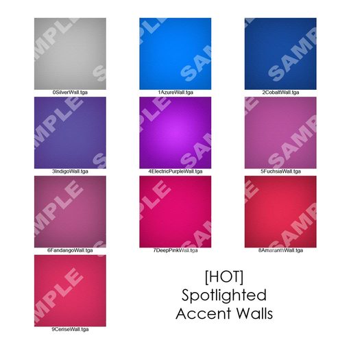 [HOT] Spot Lighted Accent Walls Texture Set