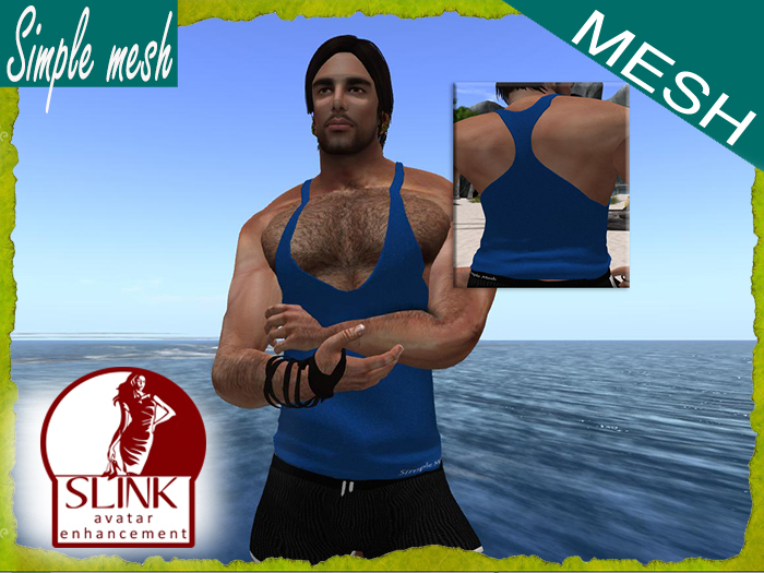 SM Dark Blue Macho Stringer SLINK