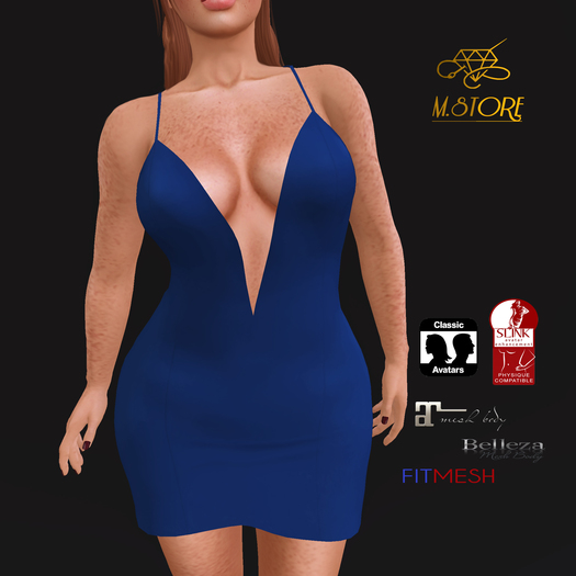 {M.STORE} Dress Luna Blue