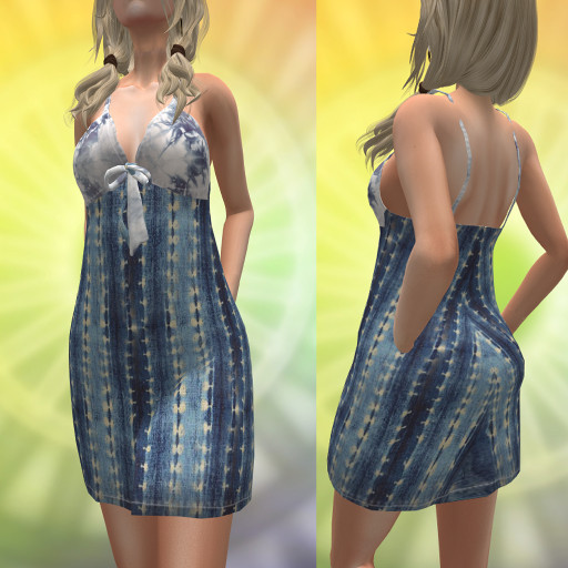 WTB - Funky Blue Dress