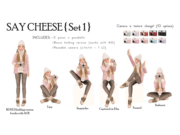 +H-D+/Le PC - Say Cheese {Set 1}