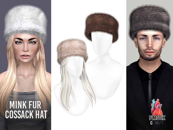 DEMO PLASTIX - Fur Cossack Hat (Taupe)