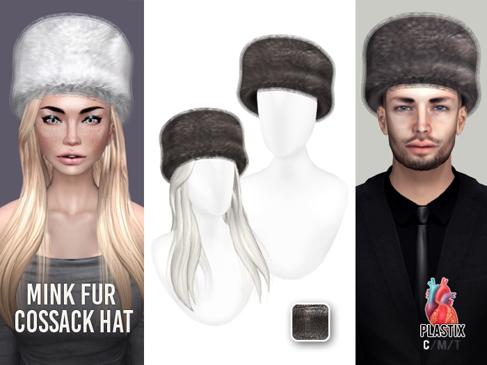 PLASTIX - Fur Cossack Hat (Taupe)