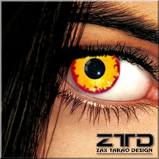 ZTD - Red Yellow Flame Eyes