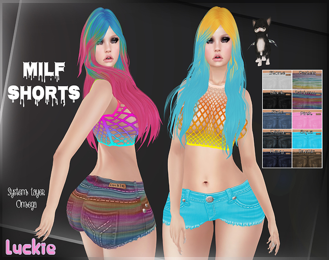 -Luckie- MILF Shorts [Stone]