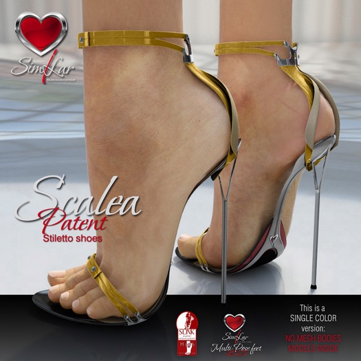 Similar Scalea Patent Shoes Yellow