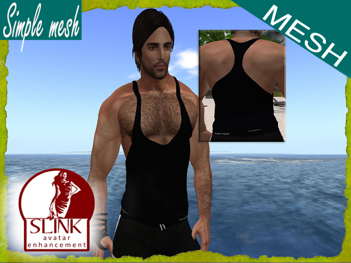 SM Black Macho Stringer SLINK