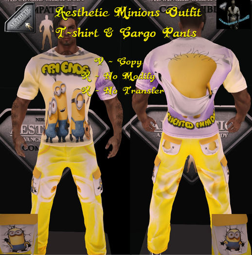 Vendor Aesthetic - Demented Monkeys  T-shirt BOX