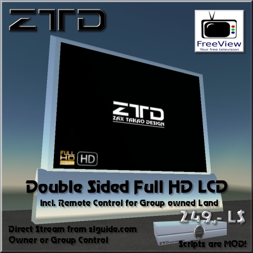 ZTD - Full HD DoubleSide LCD