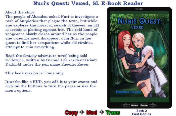 Nuri's Quest Vexed digital story book-T (BOXED)