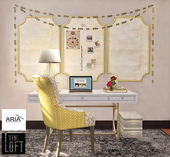 The Loft & ARIA - Riley Home Office (Hummingbird)