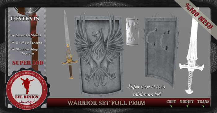 Warrior Set Full Permission
