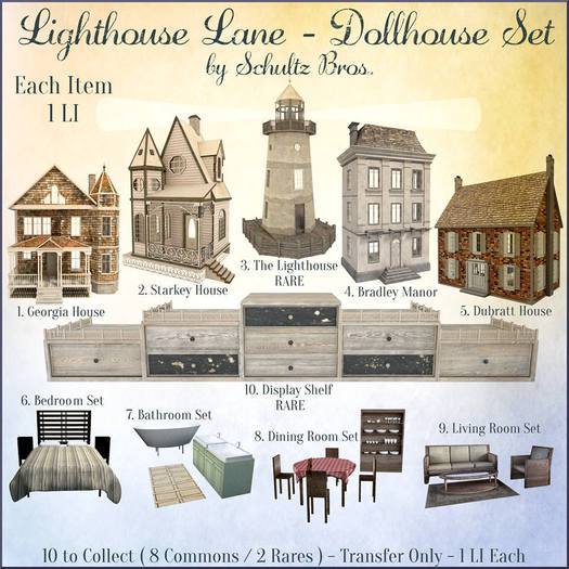 [Schultz Bros.] 09. Lighthouse Lane - Living Room Set (Box)