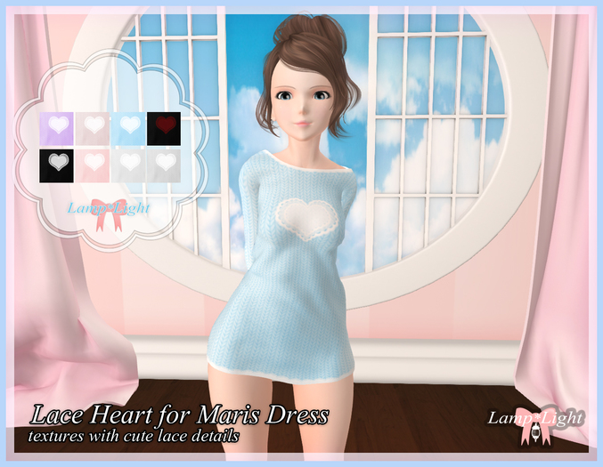 Lamp*LIght - Lace Heart for Maris Dress