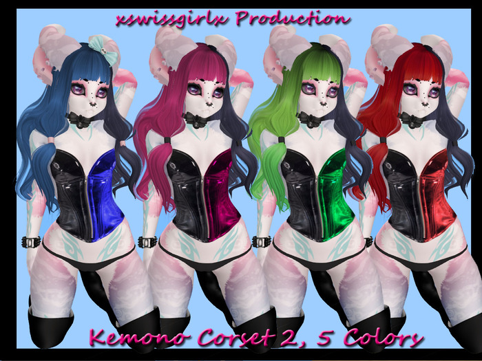 Kemono Corset 2, 5 Colors