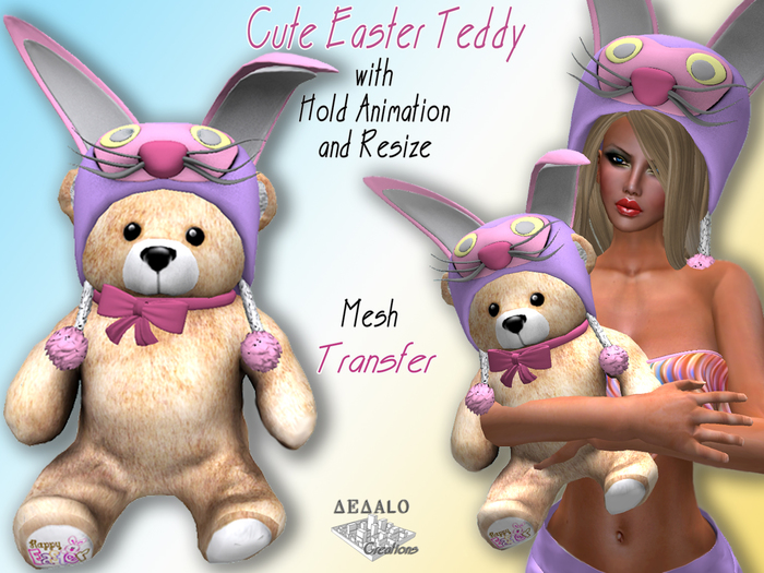 Romantic Gift - Pink Teddy Bear  * Valentine's Day Promo *