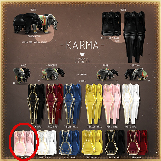 -Pixicat- Karma.Dress nr2 - Pink (Fitted)