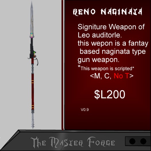Reno Naginata Boxed
