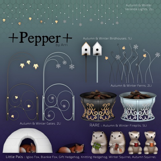 +Pepper+ :: Changing Seasons :: Autumn Squirrel