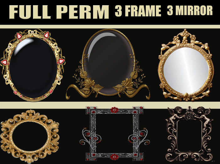 SaGa Design FULL PERM Mirror And Frame