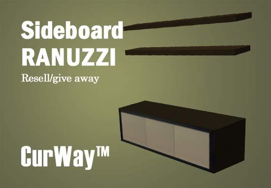 3p Way Ranuzzi Side board / TV-bench_boxed