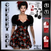 !MiH Cherry Bop - skulls n roses [boxed]