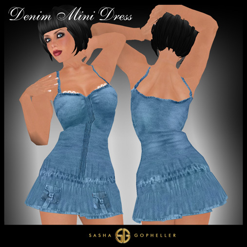 -SG- Denim Mini Dress