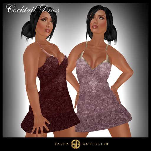 -SG- Cocktail Dress Cherries