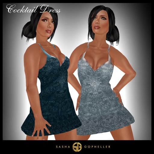 -SG- Cocktail Dress Blues